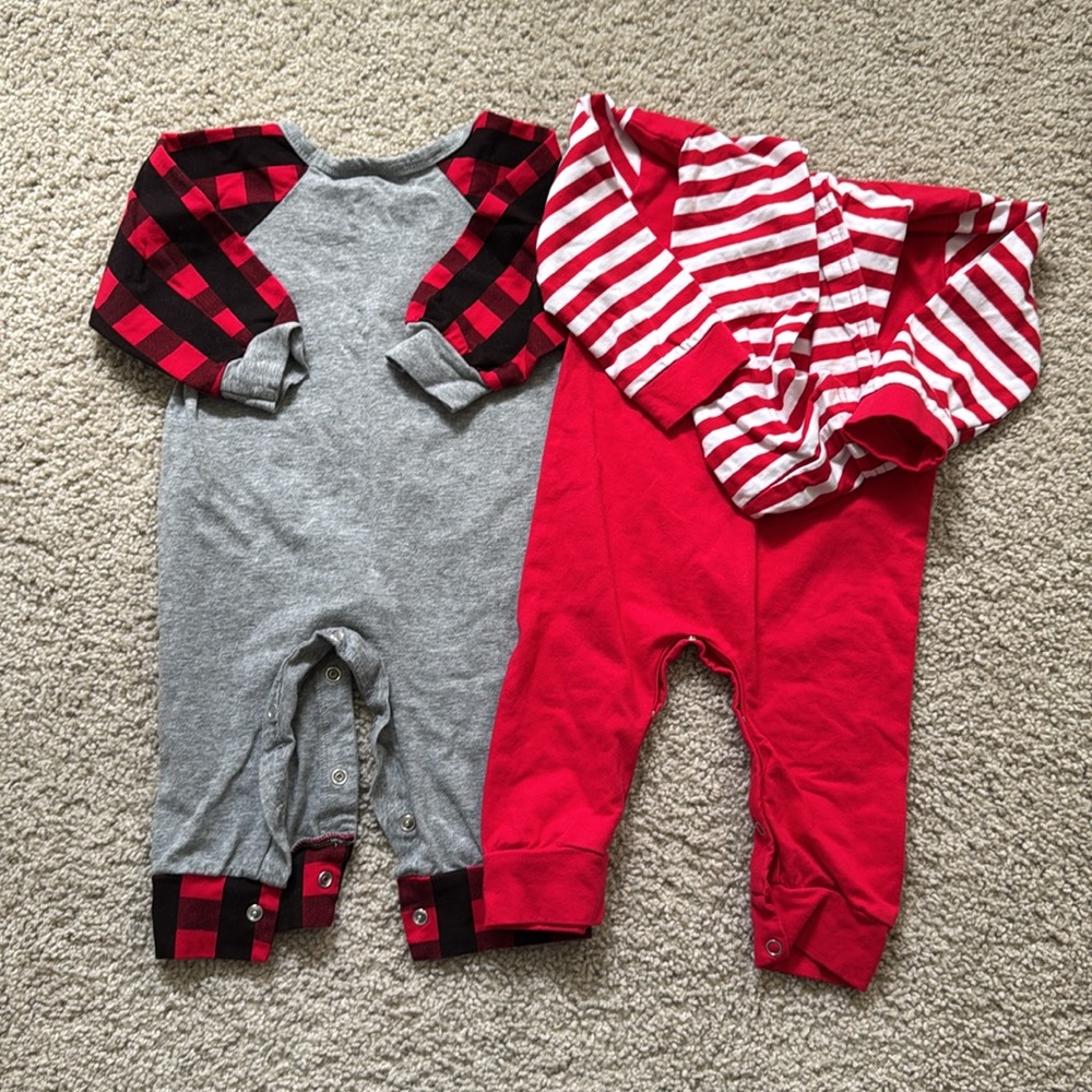 Christmas Baby Rompers (2QTY) - Picture 4 of 4